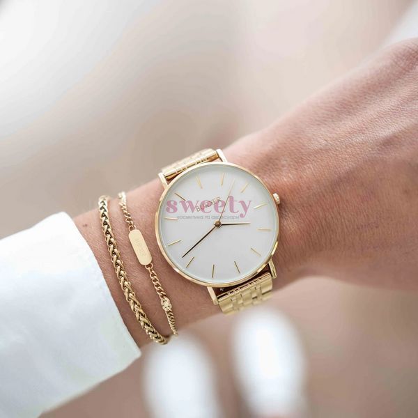 Годинник BURKER Ruby Gold White 0475 фото