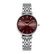 Годинник BURKER Ruby Petite Silver Burgundy 0682 фото