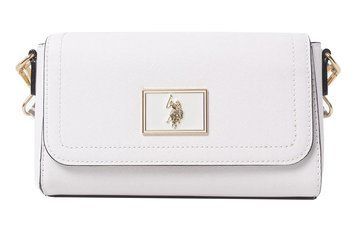 Сумка крос-боді U.S. POLO ASSN. ENAMEL біла 0236 фото