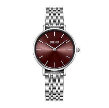 Годинник BURKER Ruby Petite Silver Burgundy 0682 фото