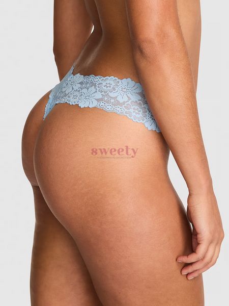 Трусики PINK Wink Lace-Trim Thong Panty 0607-2 фото
