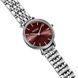 Годинник BURKER Ruby Petite Silver Burgundy 0682 фото 2