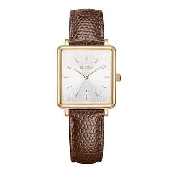 Годинник BURKER Daisy Gold Brown Leather 0428 фото
