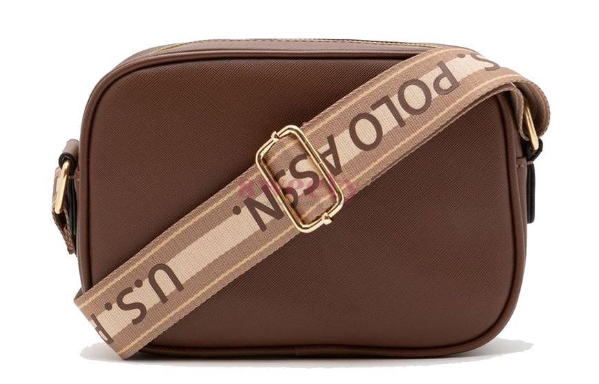 Сумка крос-боді U.S. POLO ASSN. BROWN коричнева 0429 фото