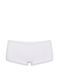 Трусики Victoria's Secret Cotton Lace-Trim Boyshort Panty White 0690 фото 2