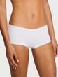 Трусики Victoria's Secret Cotton Lace-Trim Boyshort Panty White 0690 фото